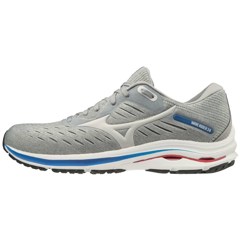 Sapatilhas Running Mizuno Wave Rider 24 - Homem - Cinzentas - AUGRT1528